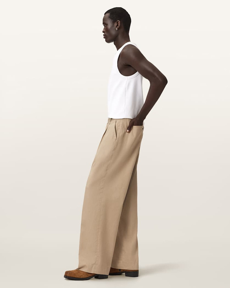 MIDAS WIDE LEG RELAXED FIT PANTS 5
