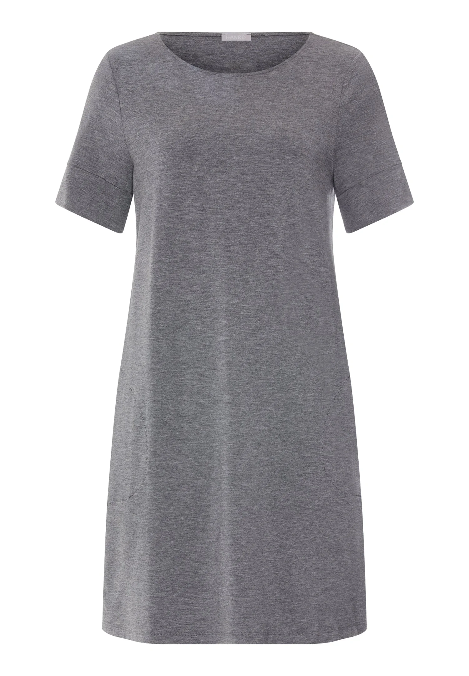 Natural Elegance Soft Round Neck Nightgown - 1