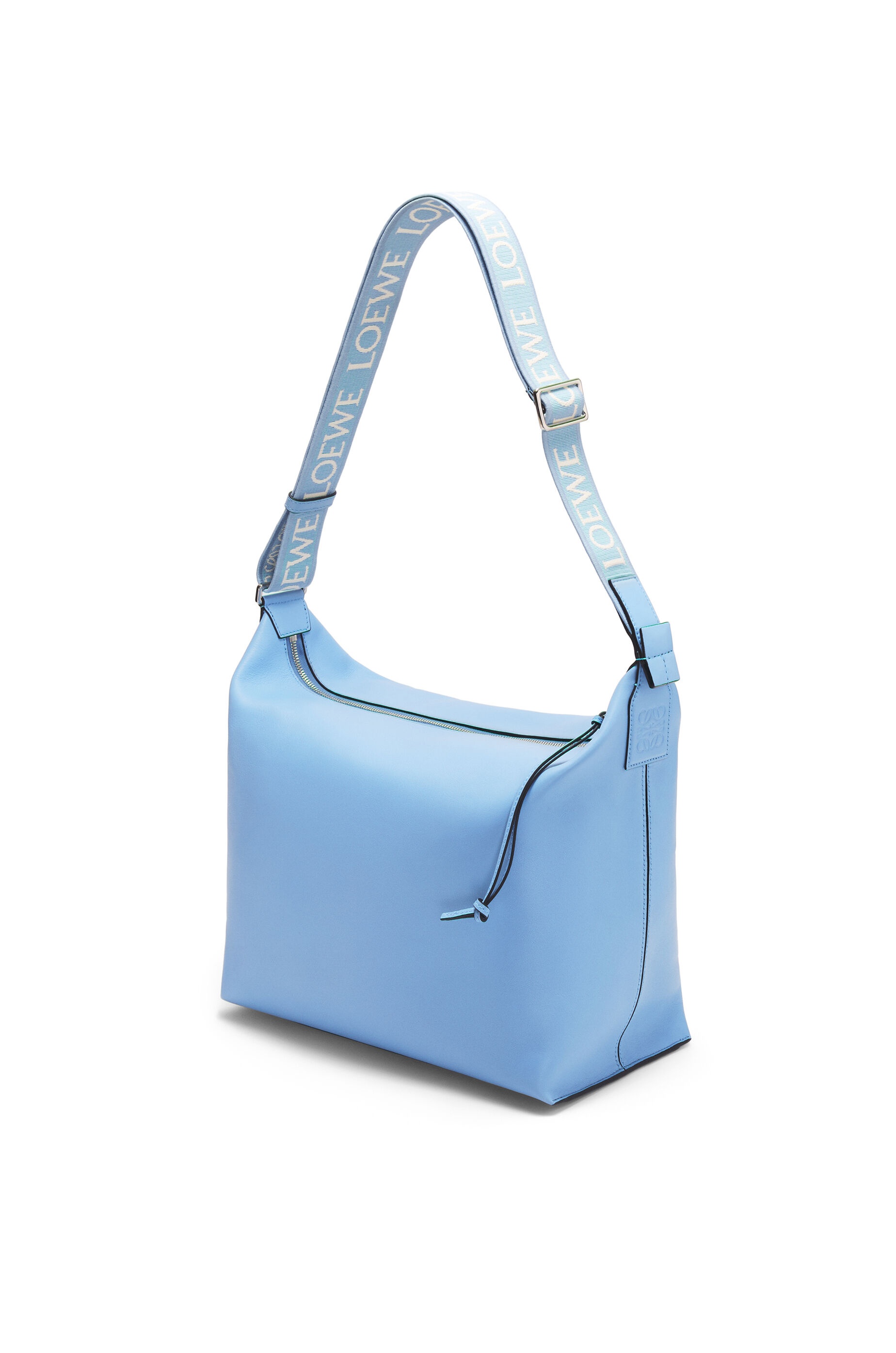 Puzzle bag in satin calfskin Olympic Blue - LOEWE