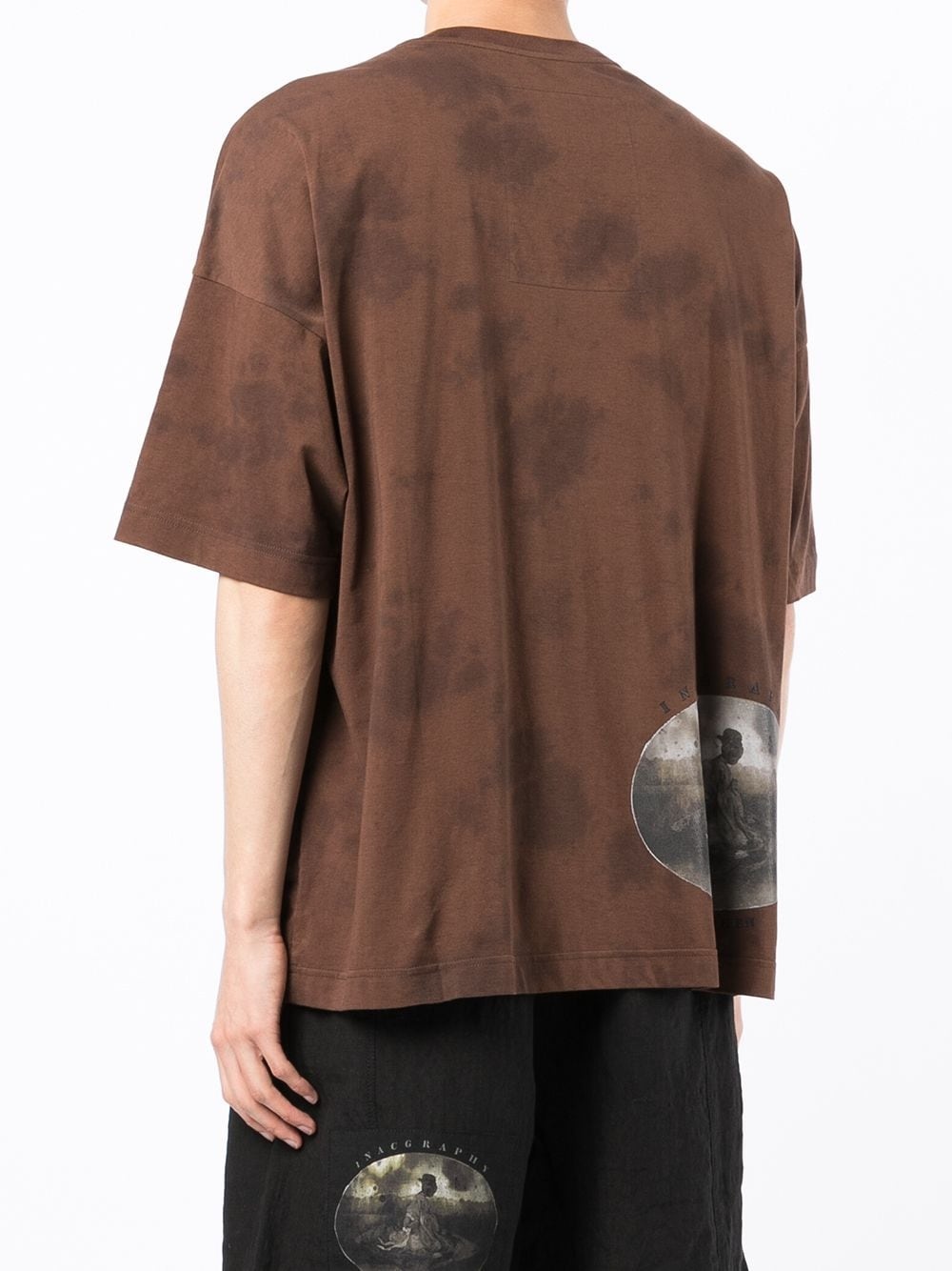 Oversized Double graphic-print T-shirt - 4