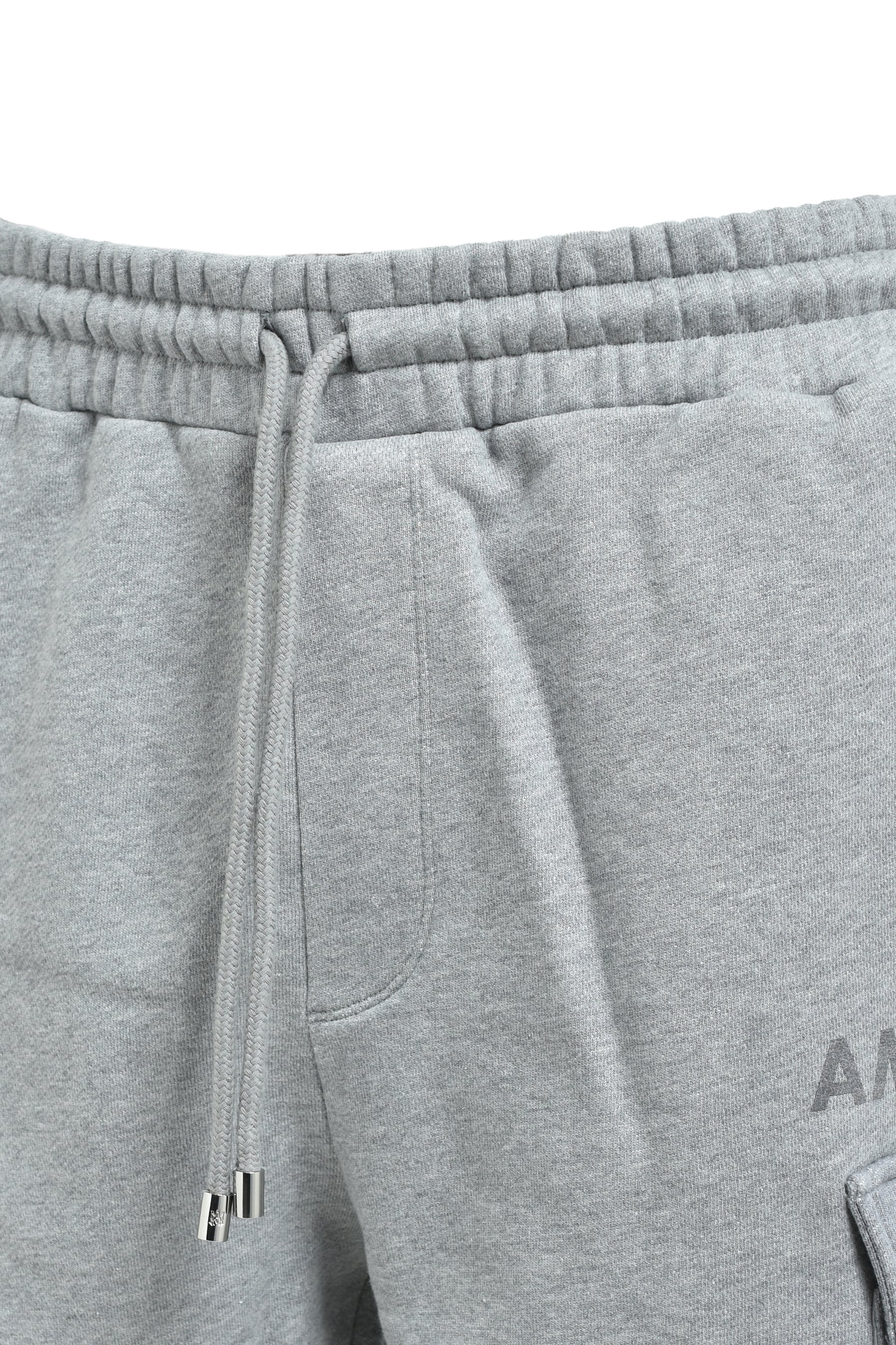 AMIRI STENCIL CARGO SHORT / GRY - 8
