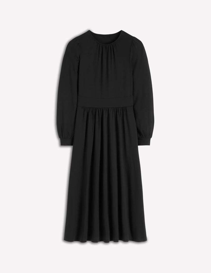 Alexandra Jersey Midi Dress-Black 1