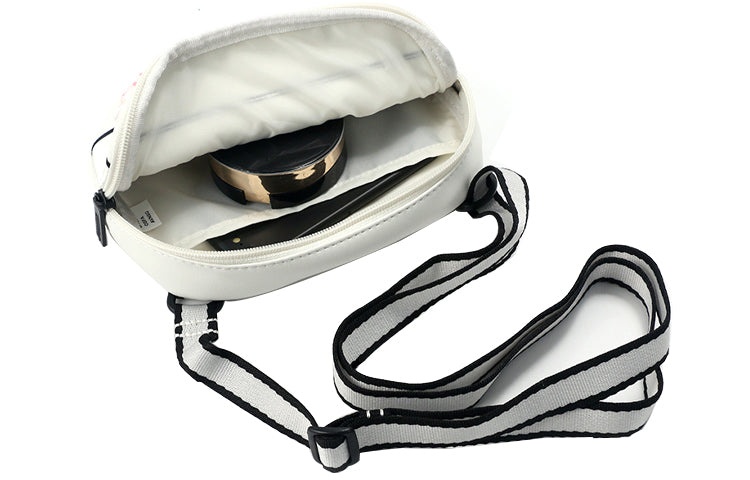 (WMNS) PUMA Core Style Cat X-body Bag 'White Black' 077391-02 - 4