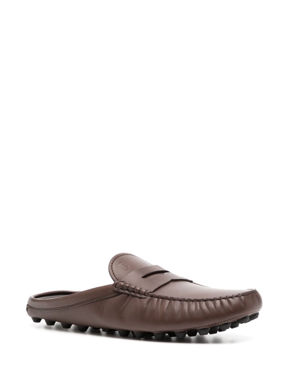 Gommino leather penny mules - 2