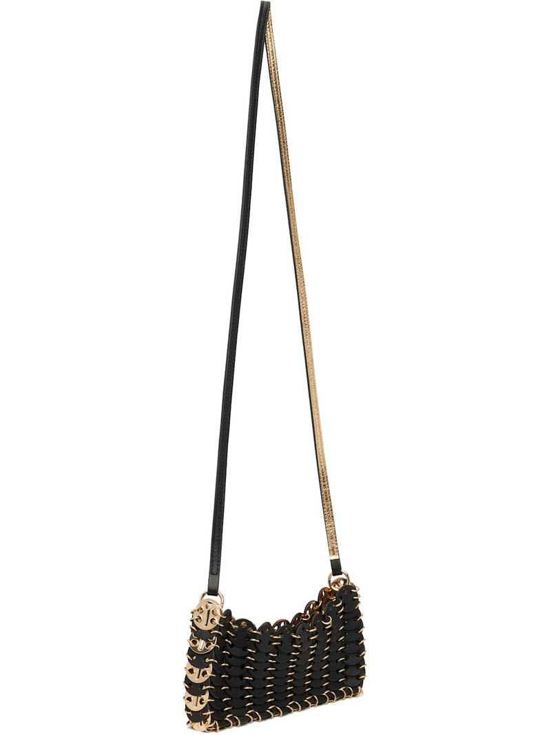 rabanne Black & Gold 1969 Nano Flip Reversible Bag outlook