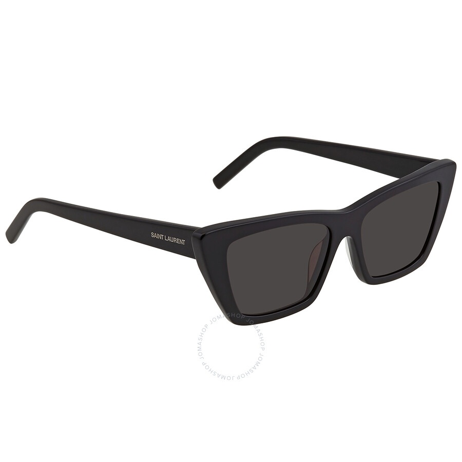 Saint Laurent Grey Cat Eye Ladies Sunglasses SL 276 MICA 001 53 - 3