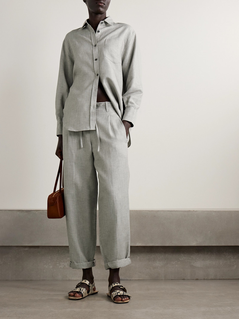 MARIA McMANUS Linen, Cotton And Wool-blend Twill Pants outlook