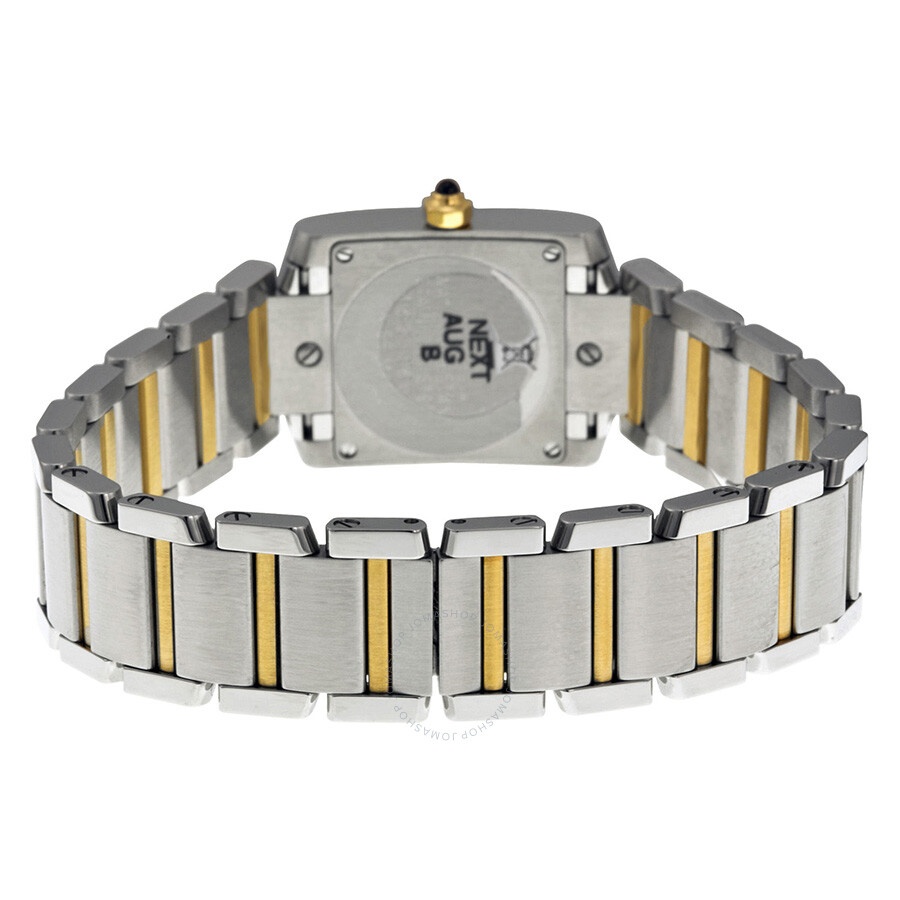 Cartier Tank Francaise 18kt Yellow Gold and Steel Ladies Watch W51007Q4 - 3