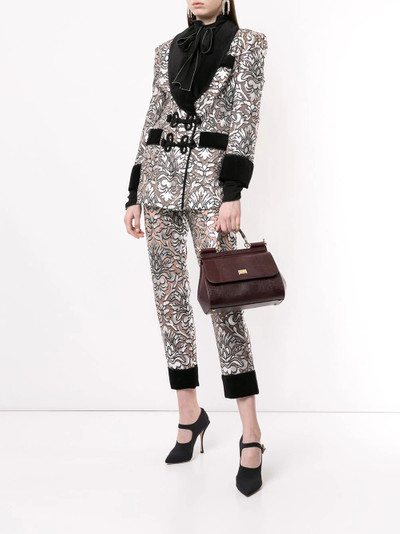 Dolce & Gabbana baroque print blazer outlook