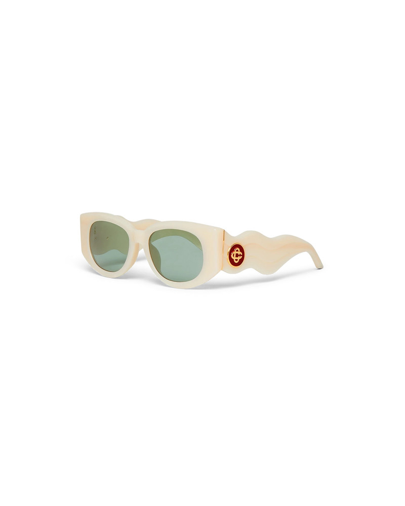 Cream The Memphis Sunglasses | Casablanca Paris 1