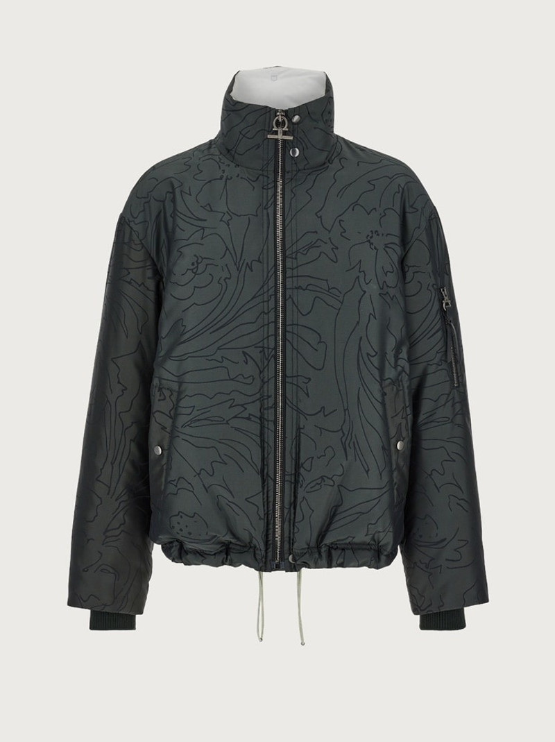 FEATHER QUILTED BLOUSON 1