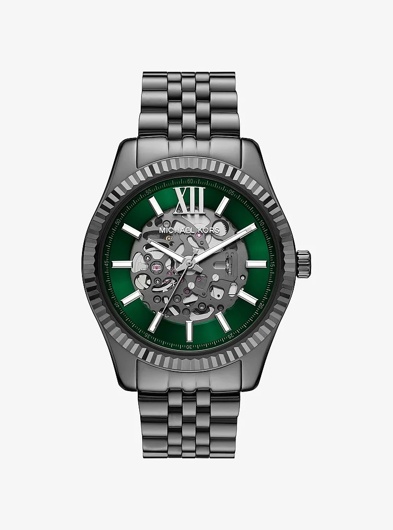 Oversized Lexington Gunmetal Watch - 1