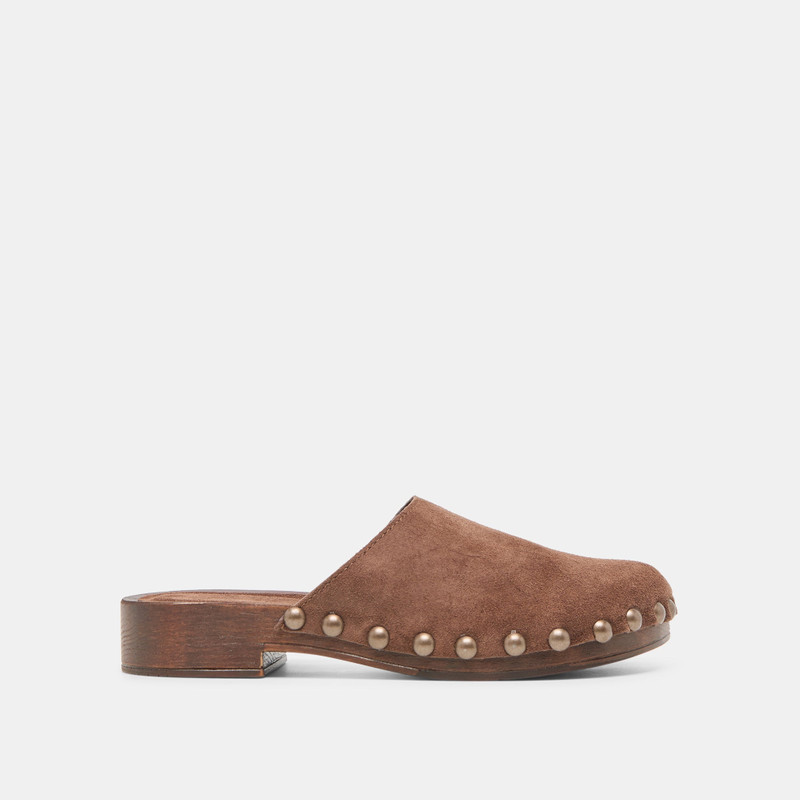 ALANIS FLATS BROWN SUEDE 1