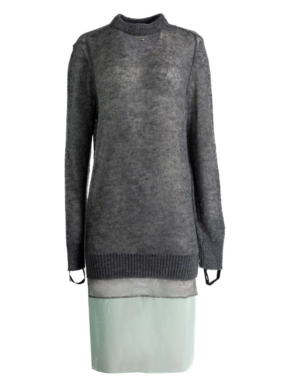 ribbed midi dress - 1