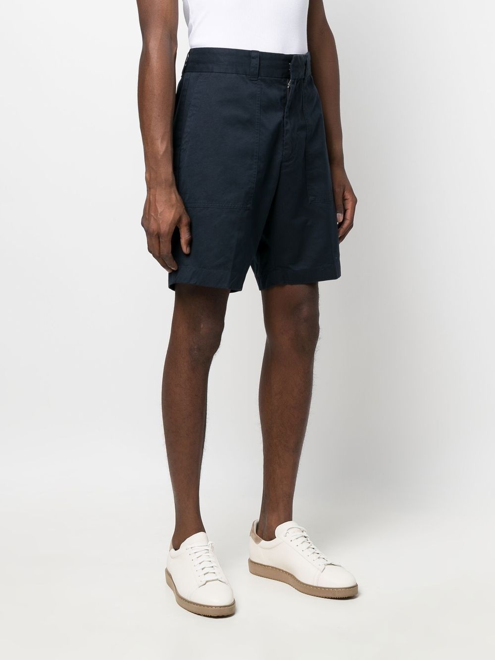 four-pocket tonal-stitching Bermuda shorts - 3