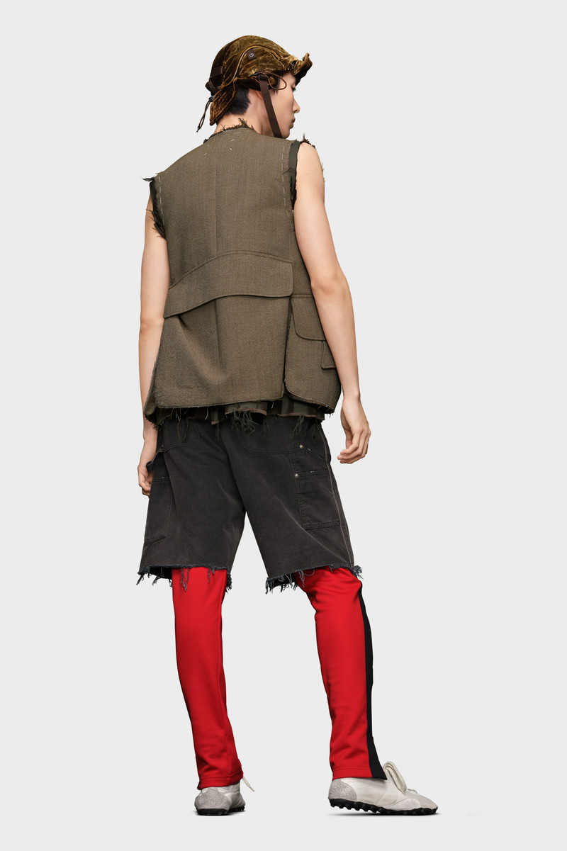 Sleeveless 모직 재킷 4