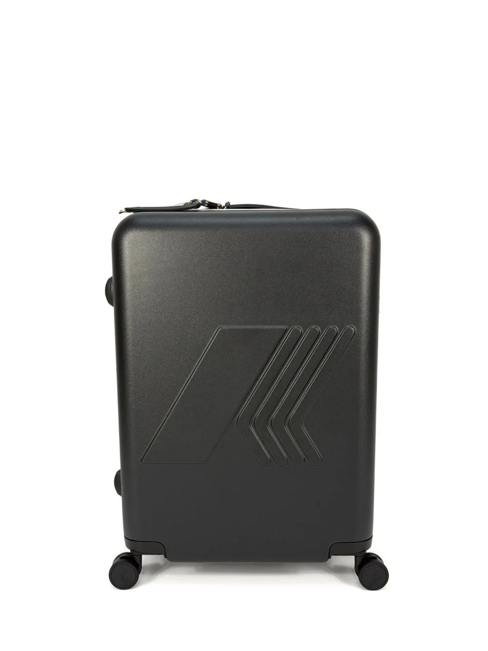 embossed-logo four-wheel luggage - 1