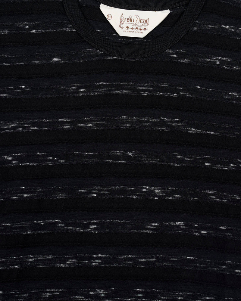 Casey Striped T-shirt - Black/Black 3