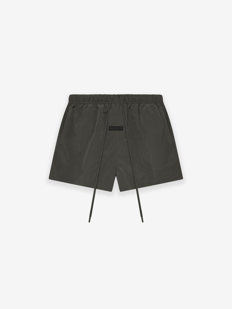 Crinkle Nylon Running Short - 1