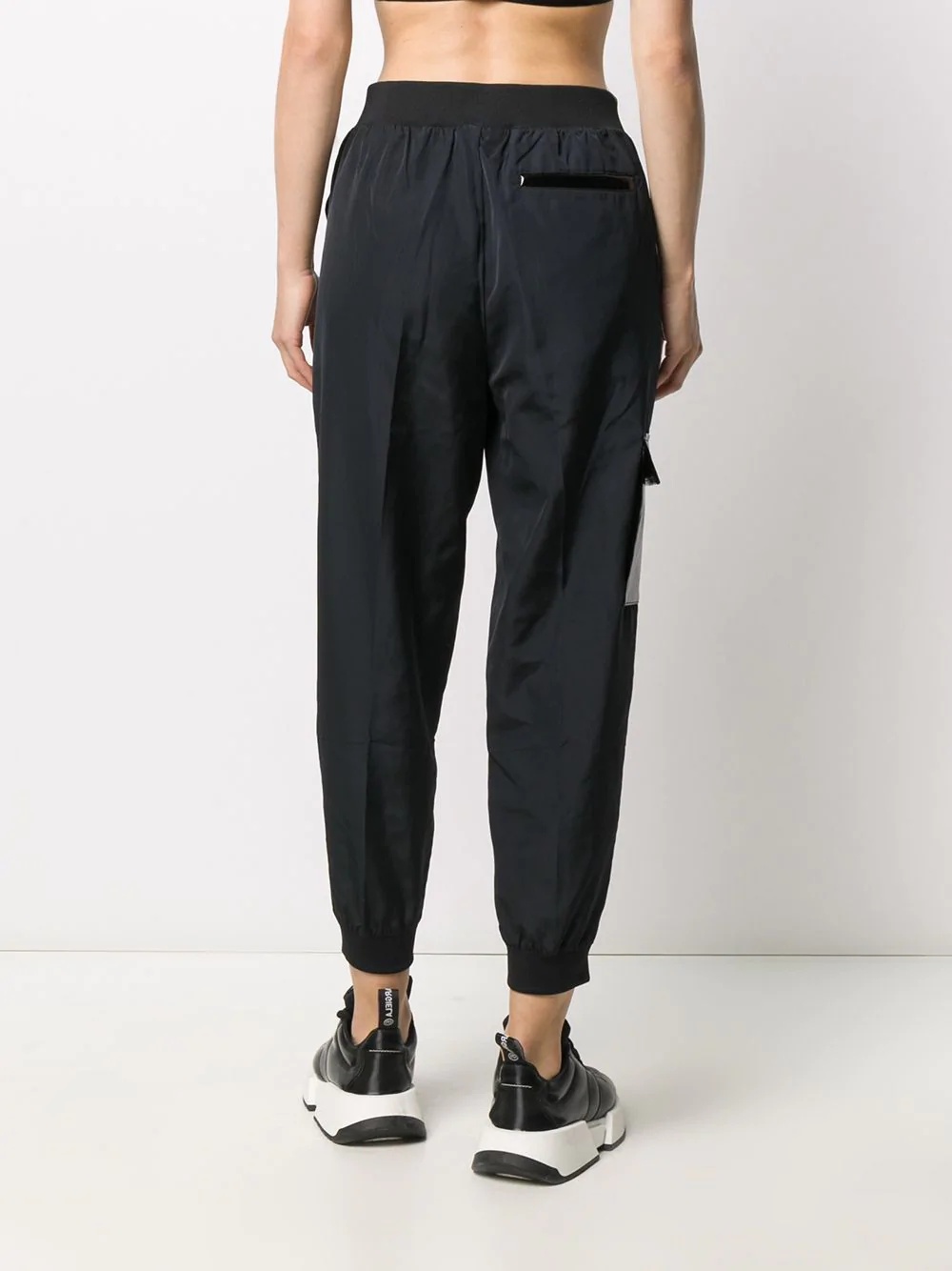 zip detail track pants - 4