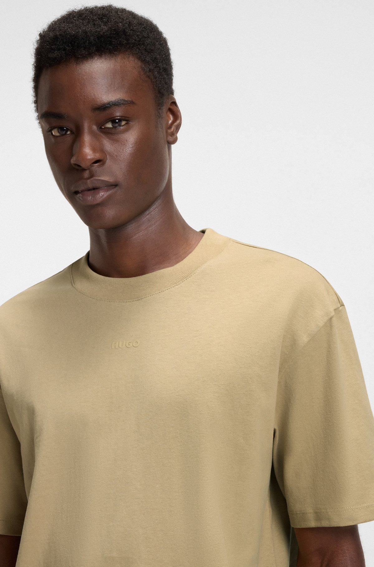RELAXED-FIT T-SHIRT IN COTTON WITH LOGO PRINT - 3
