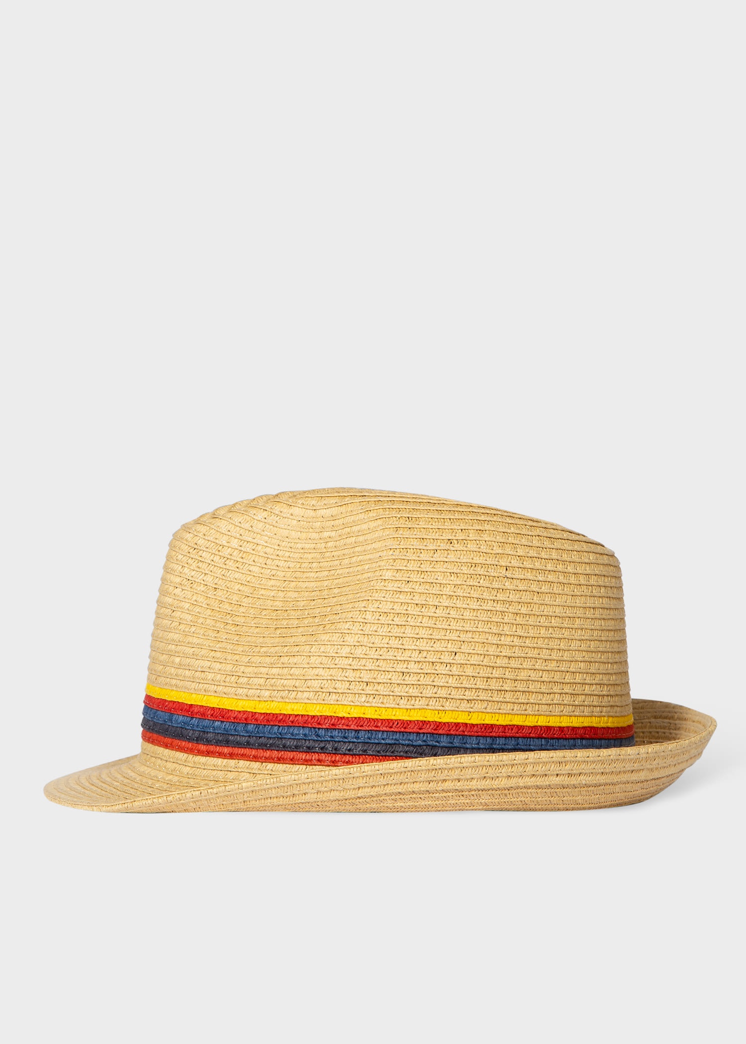 'Artist Stripe' Raffia Trilby Hat - 4