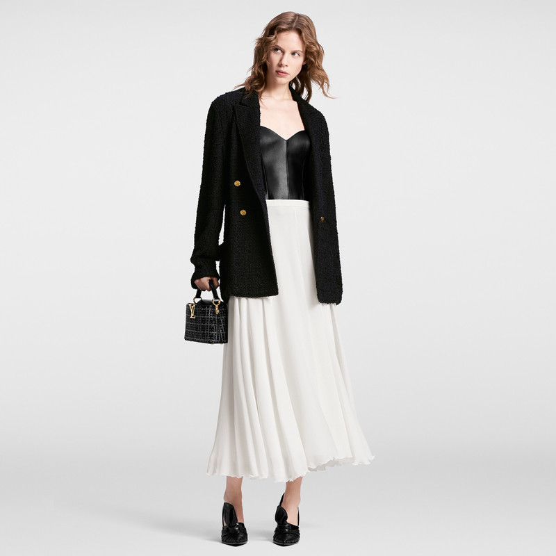 Louis Vuitton Double-Breasted Tweed Blazer outlook