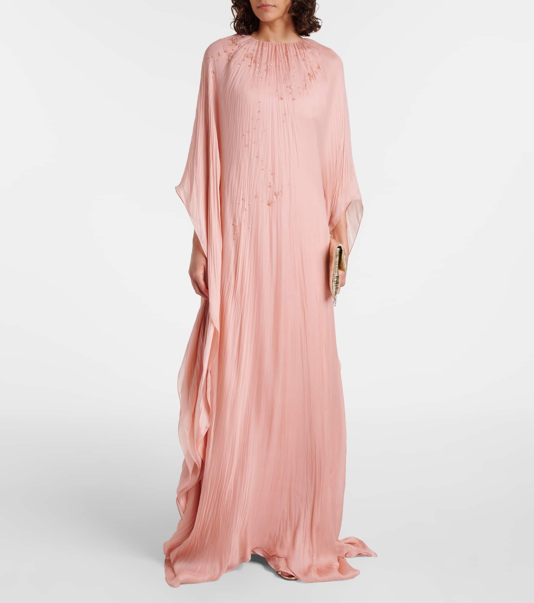 Embellished silk kaftan - 2