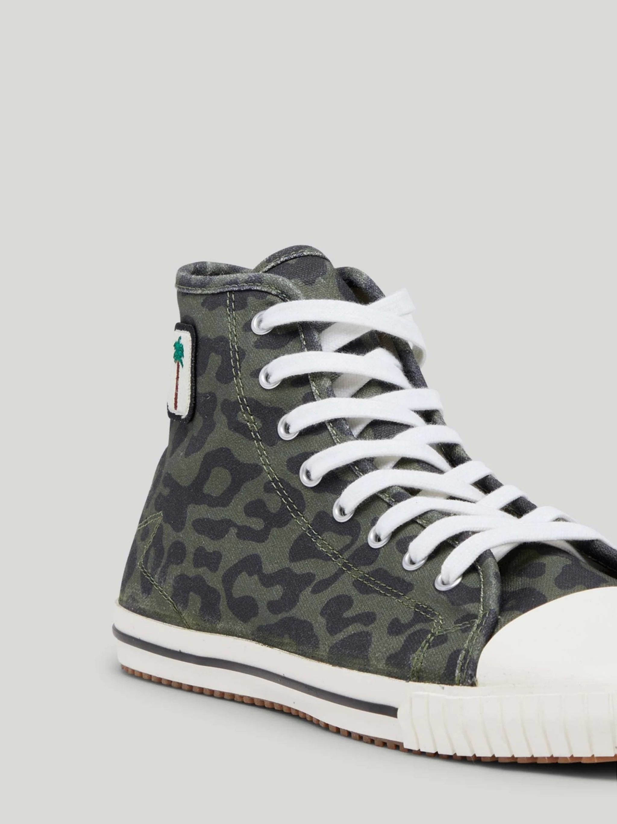 HIGH SQUARE VULCANIZED SNEAKERS - 4