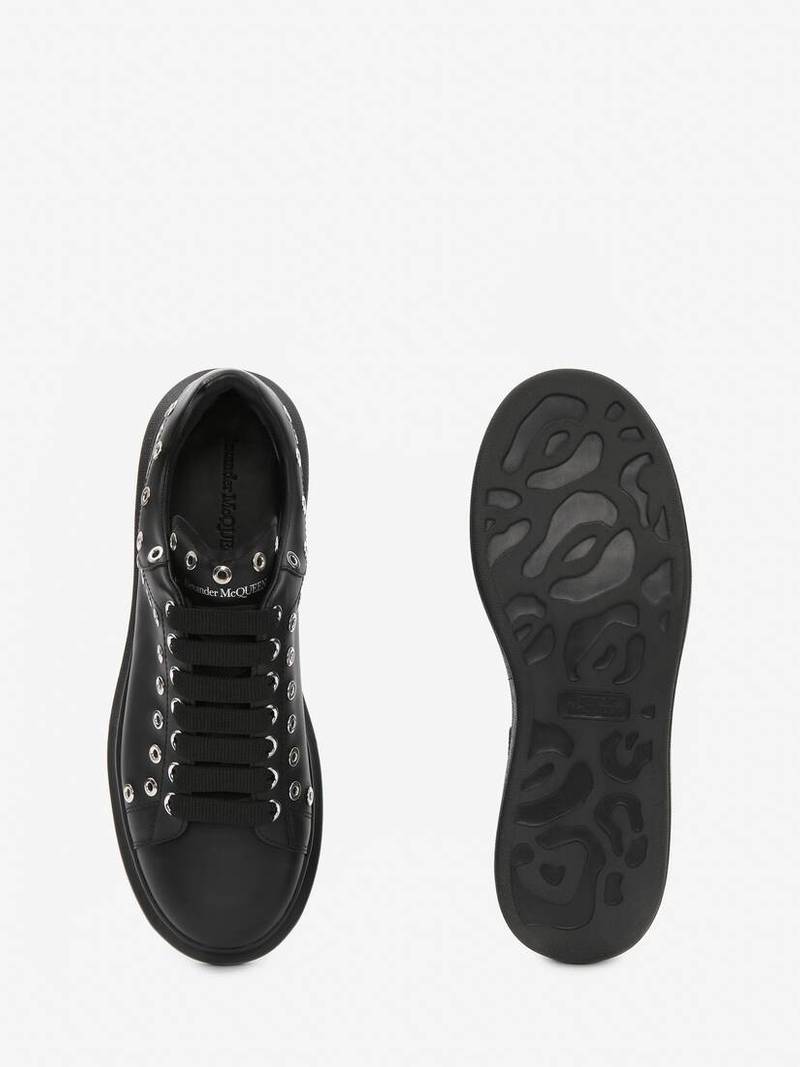 Men's Oversized Sneaker in Black/silver 4