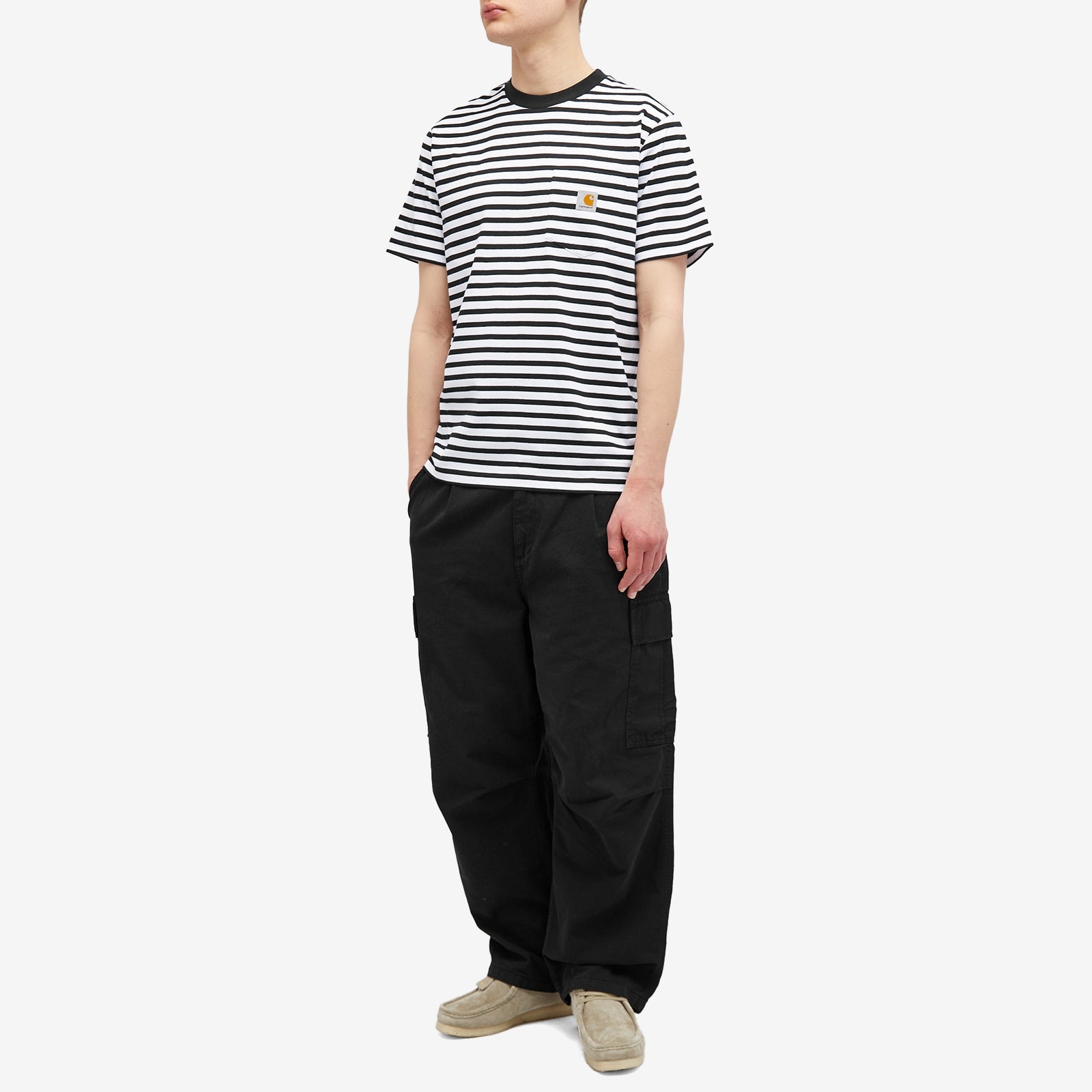 Carhartt WIP Seidler Stripe Pocket T-Shirt - 4