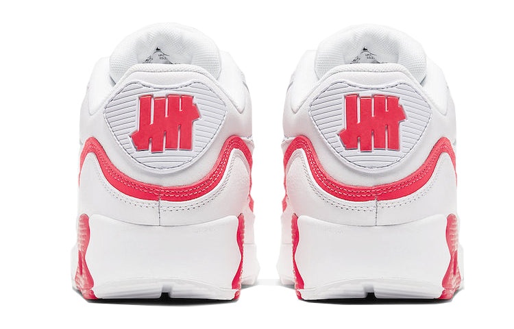 Nike x Undefeated Air Max 90 'White Solar Red' CJ7197-103 - 4