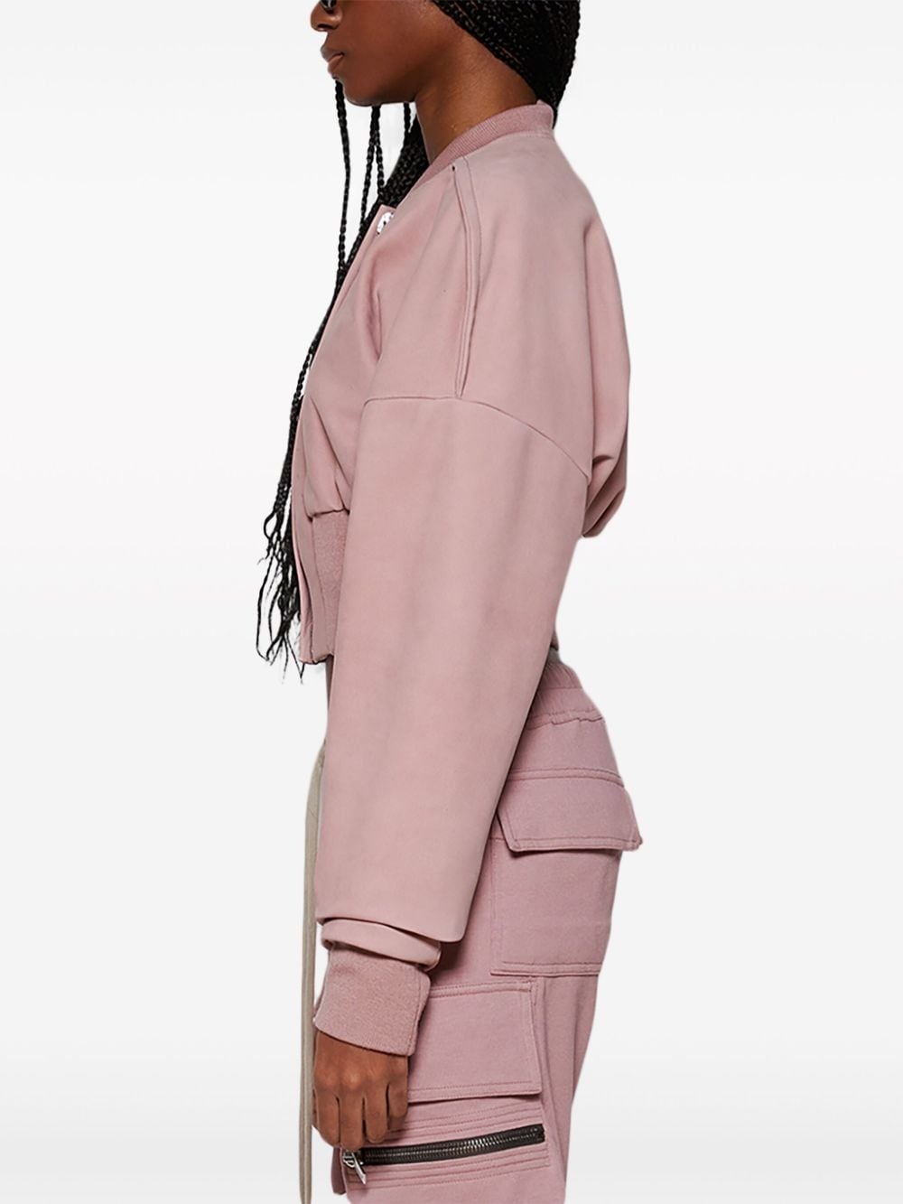 cropped bomber jacket - 4