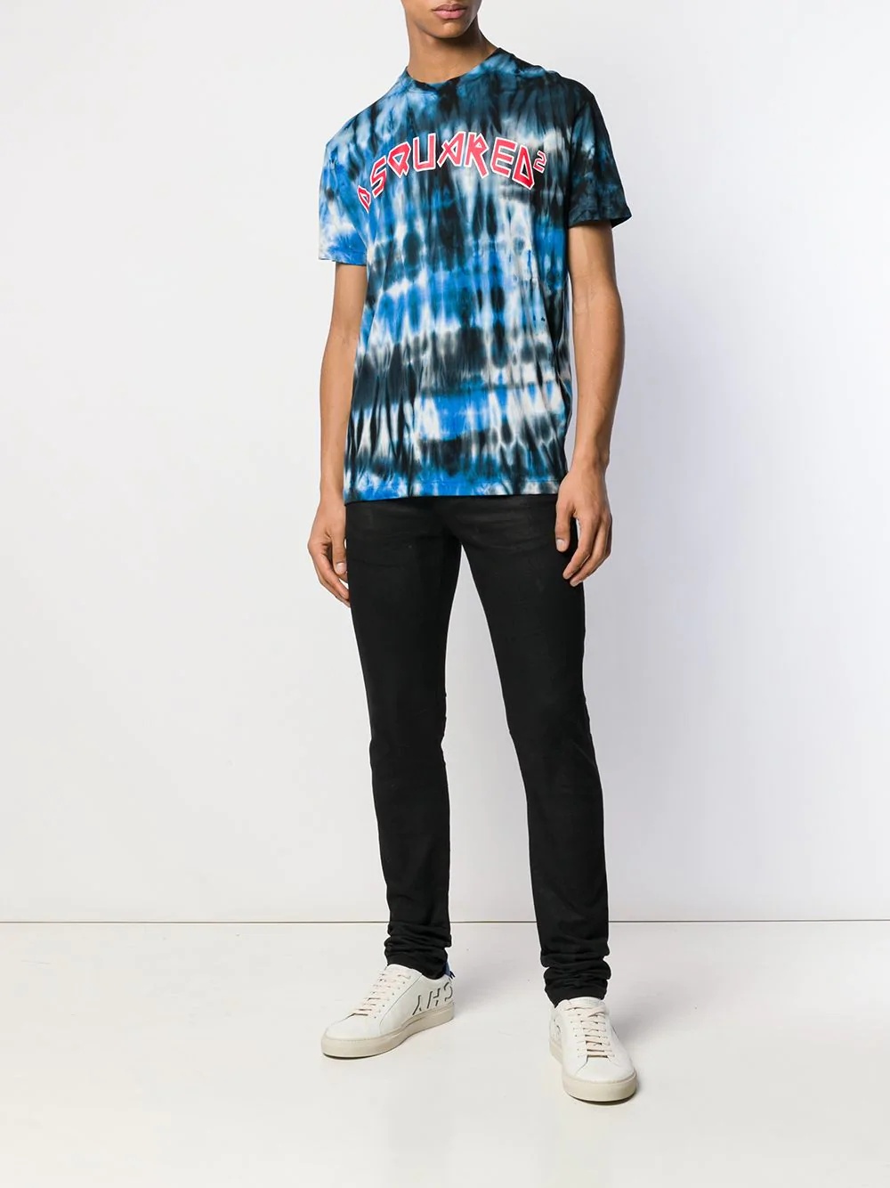 tie-dye logo print T-shirt - 2