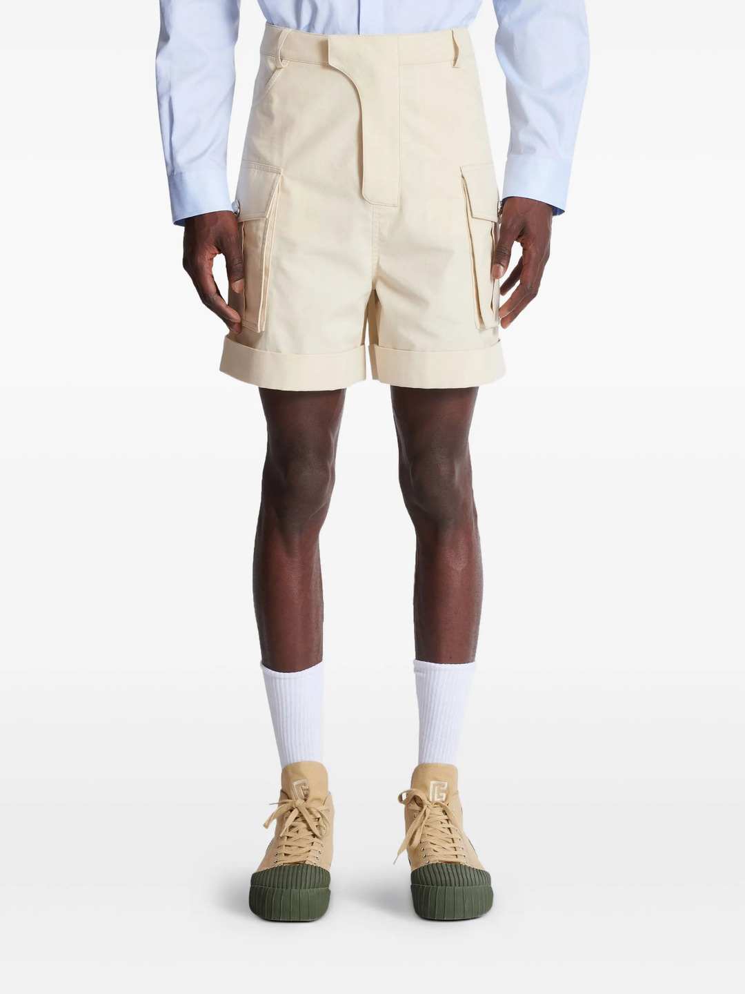 Cargo Cotton Bermuda Pants - 3