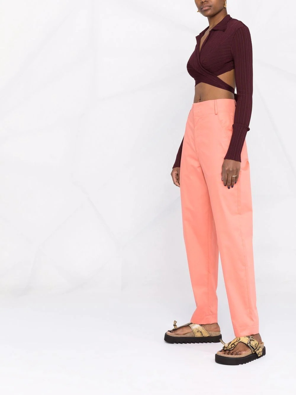 Nestoe cotton trousers - 4