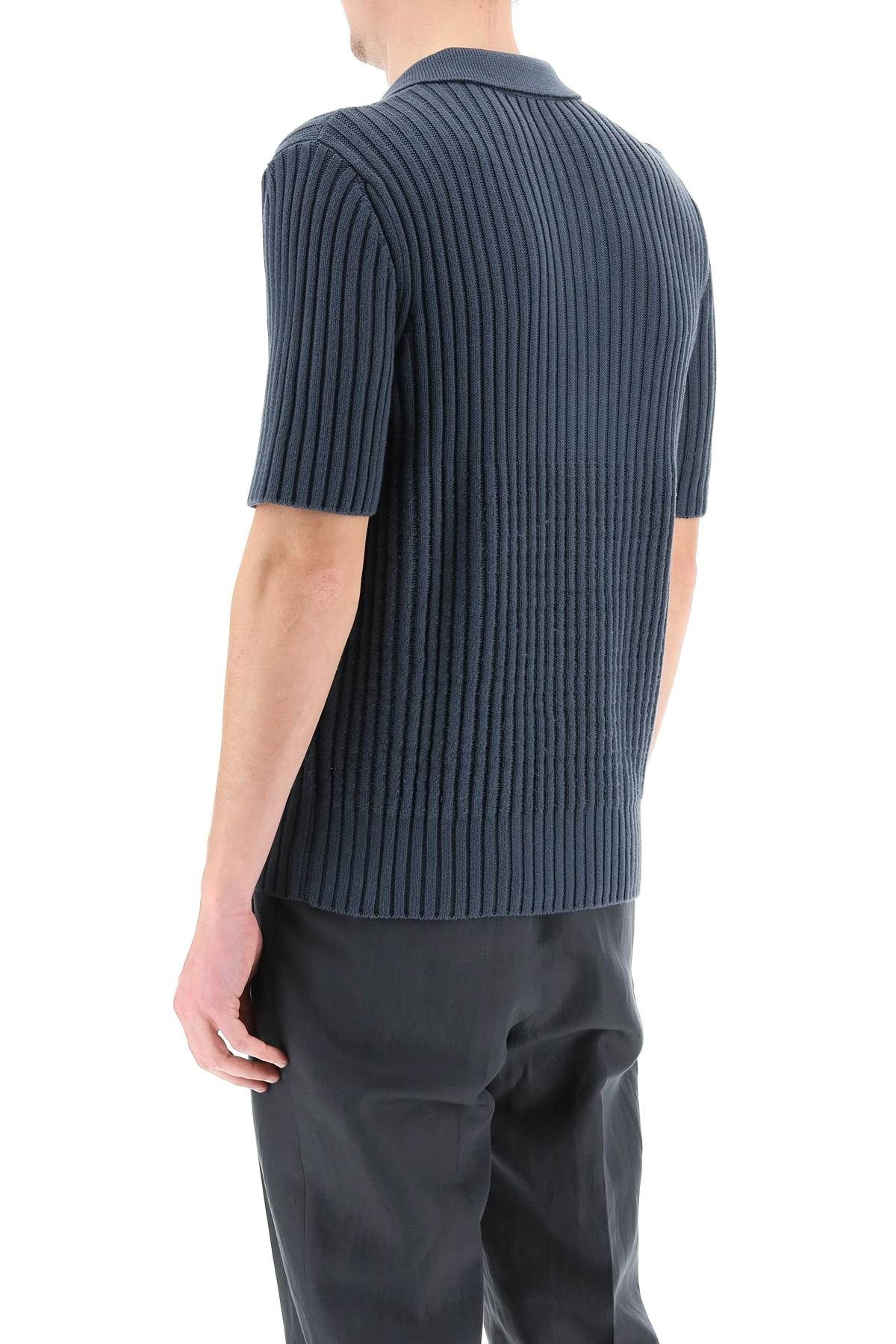 RIBBED SWEATER WITH LOGO - 4