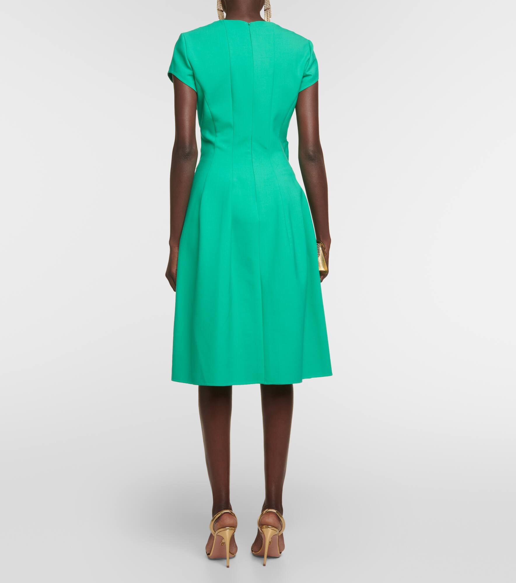 Wool-blend midi dress - 3