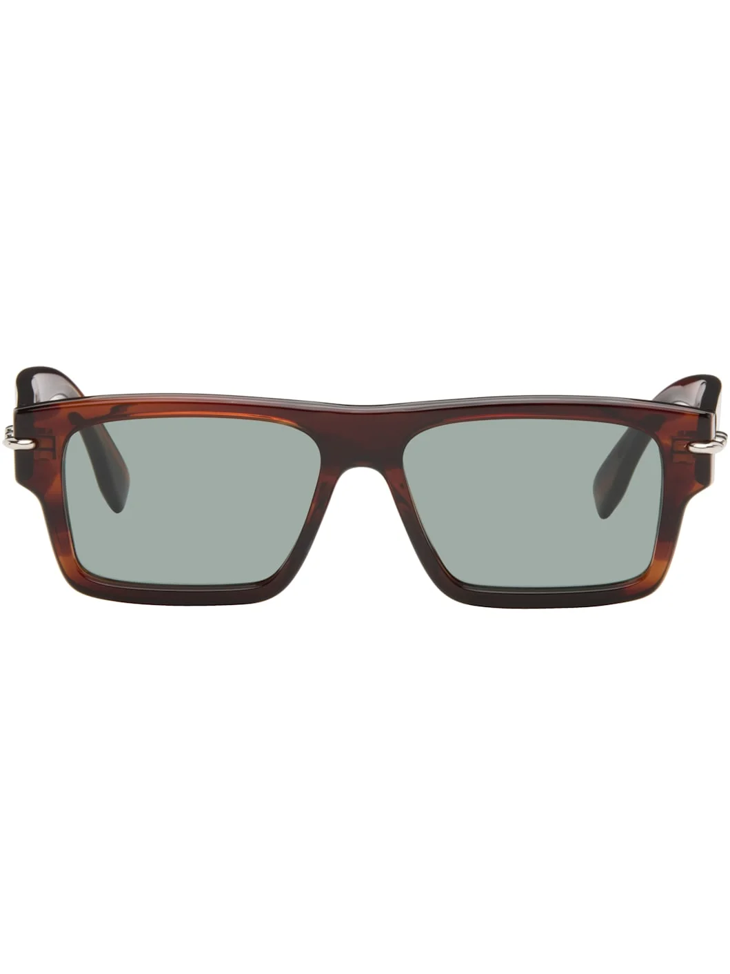 Brown 'Fendi Selleria' Sunglasses - 1