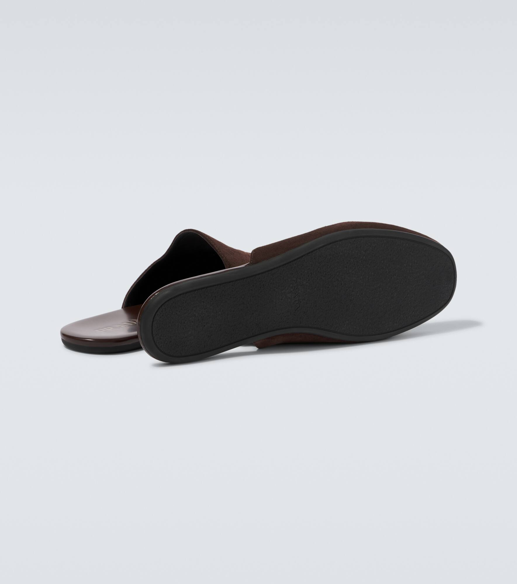 Suede mules - 6