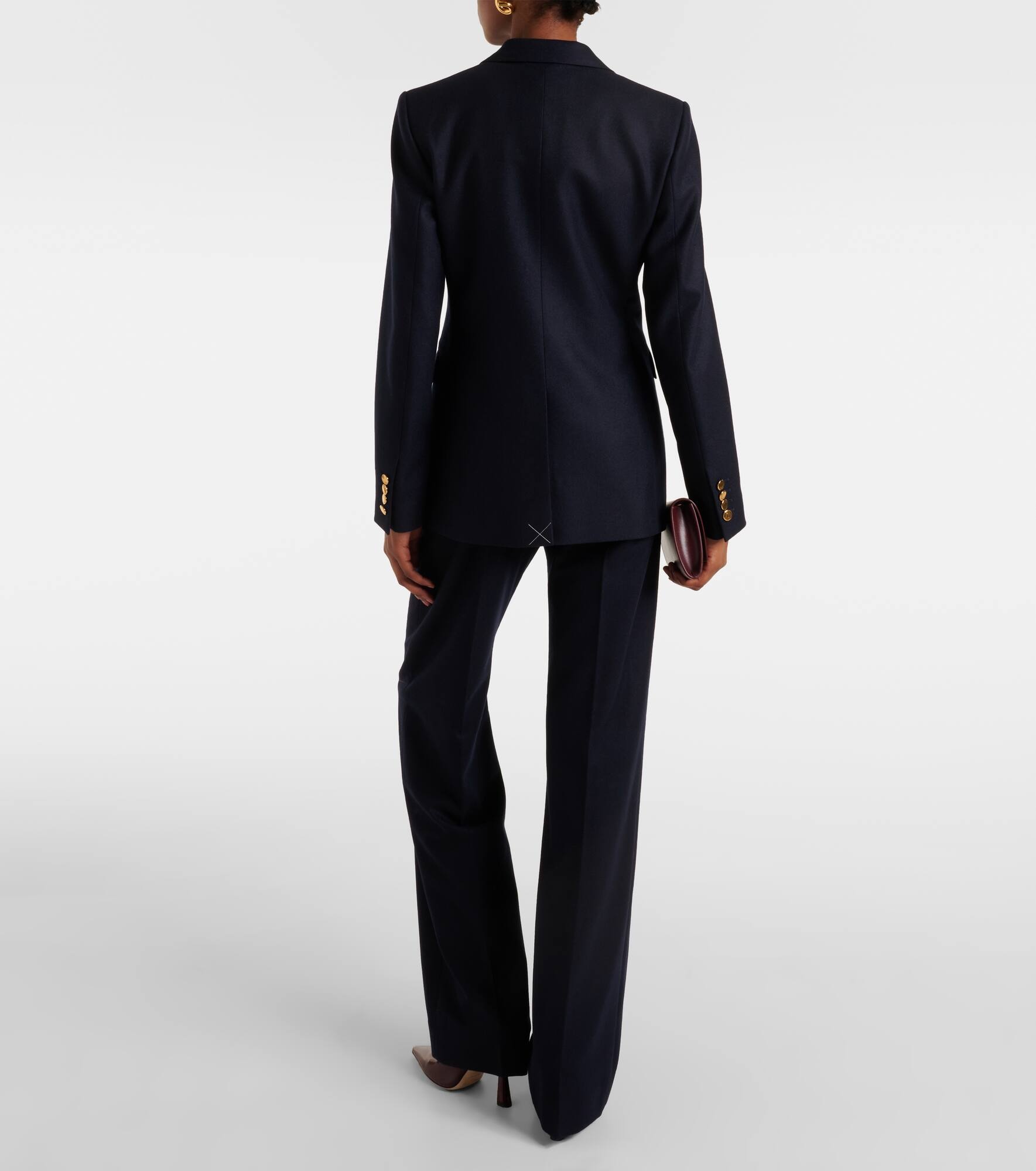 Hellen wool and cashmere flannel jacket - 3