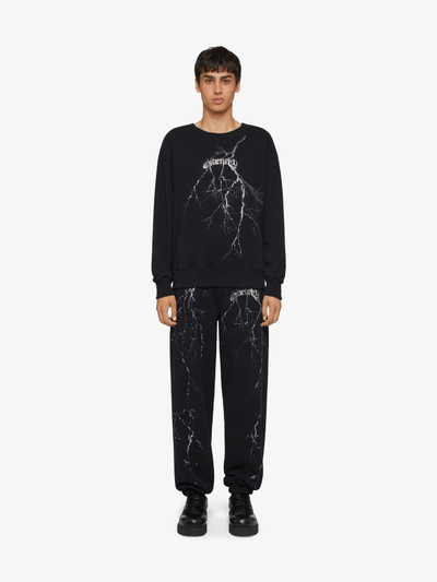 Givenchy BOXY FIT SWEATSHIRT IN FLEECE WITH REFLECTIVE ARTWORK outlook