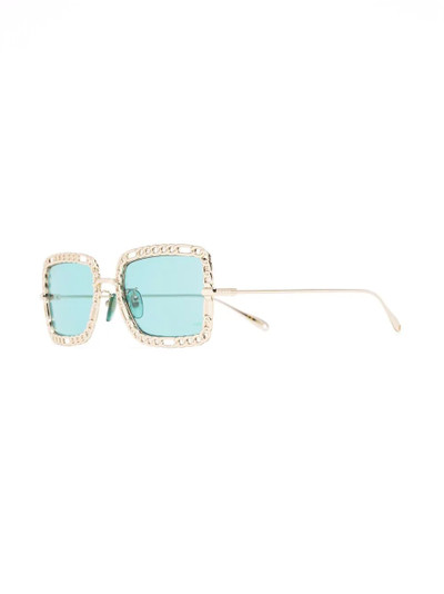 GUCCI chain-trimmed sunglasses outlook