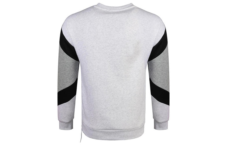 Nike Air Crew Flc Round Neck Colorblock Pullover light grey 928636-051 - 2