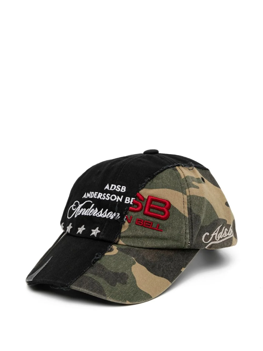 camouflage-print cap - 1