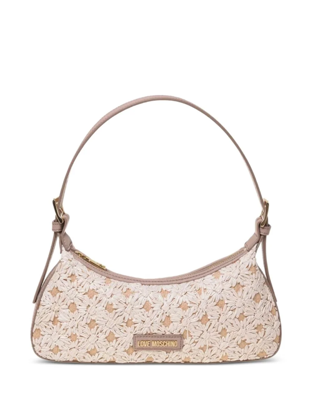 Smart Daily floral-detail shoulder bag - 1
