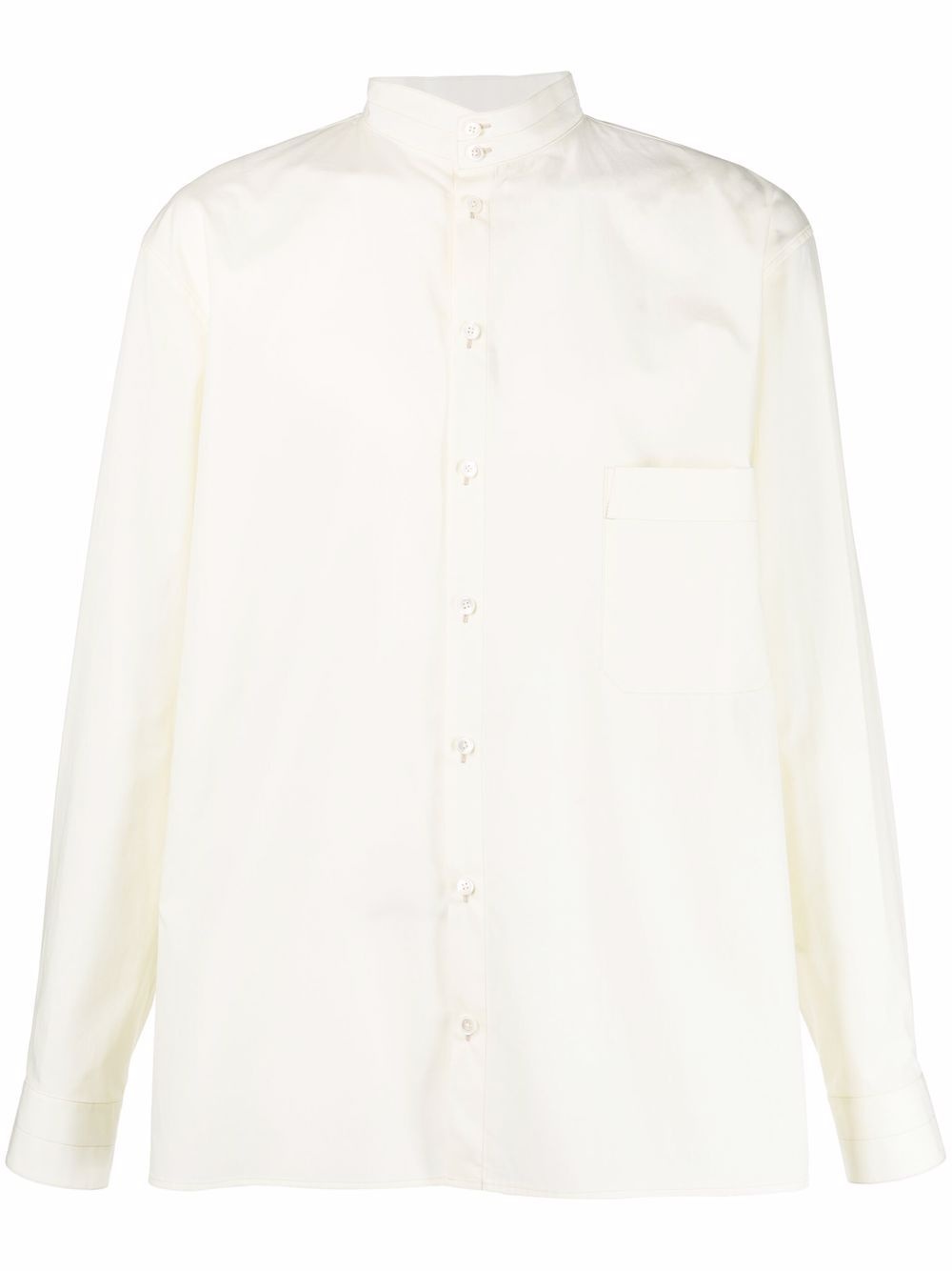 long-sleeve cotton shirt - 1