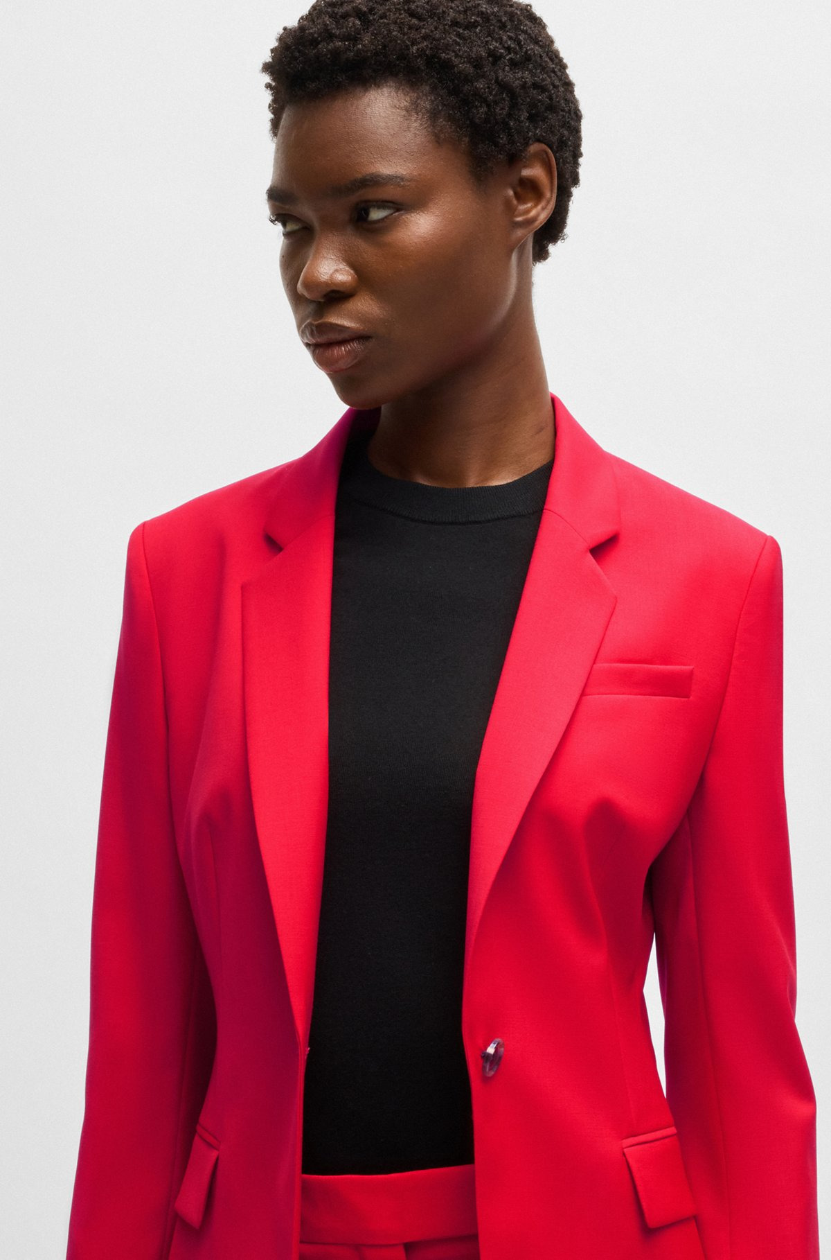 SLIM-FIT BLAZER IN WOOL - 6