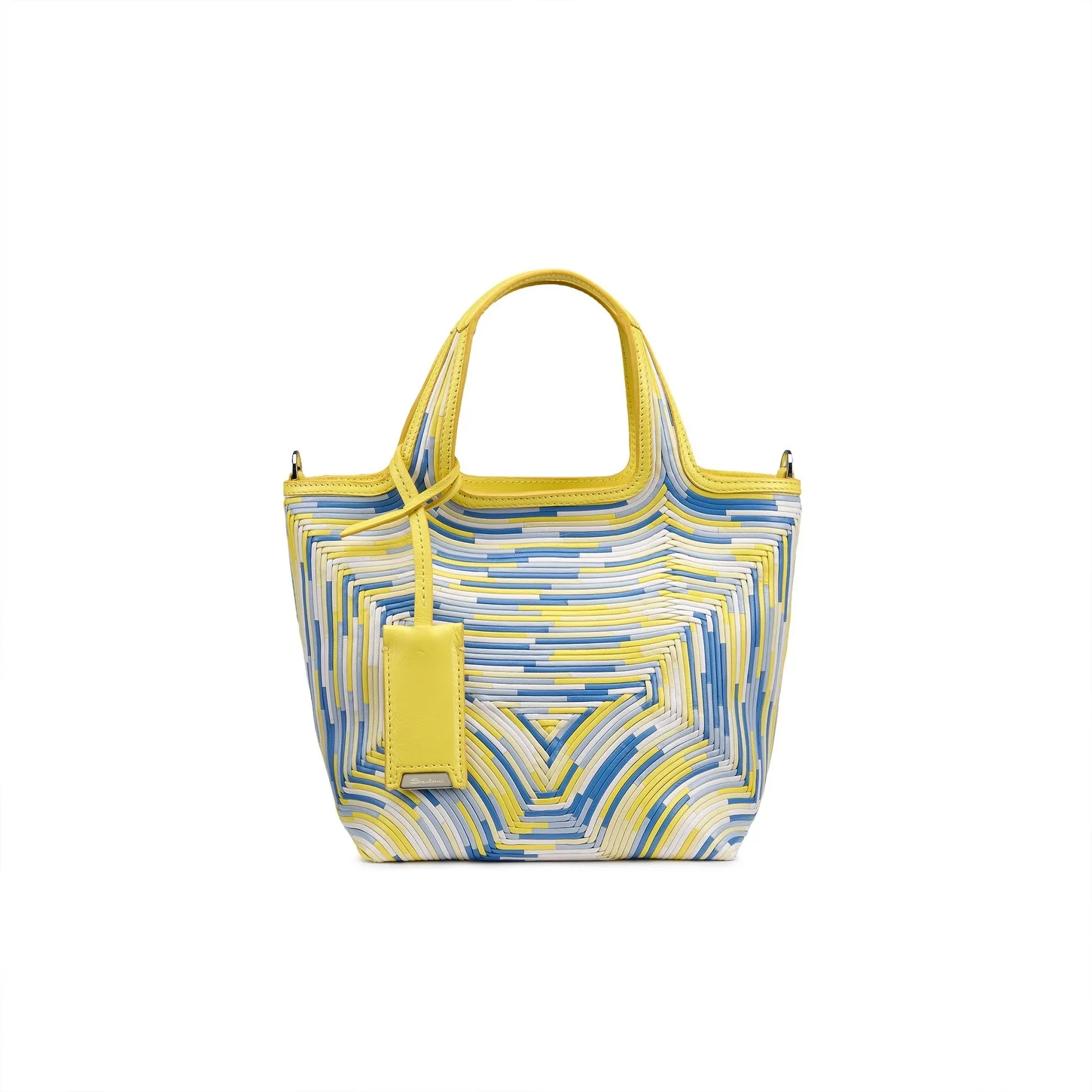 Multicolor leather handbag - 1