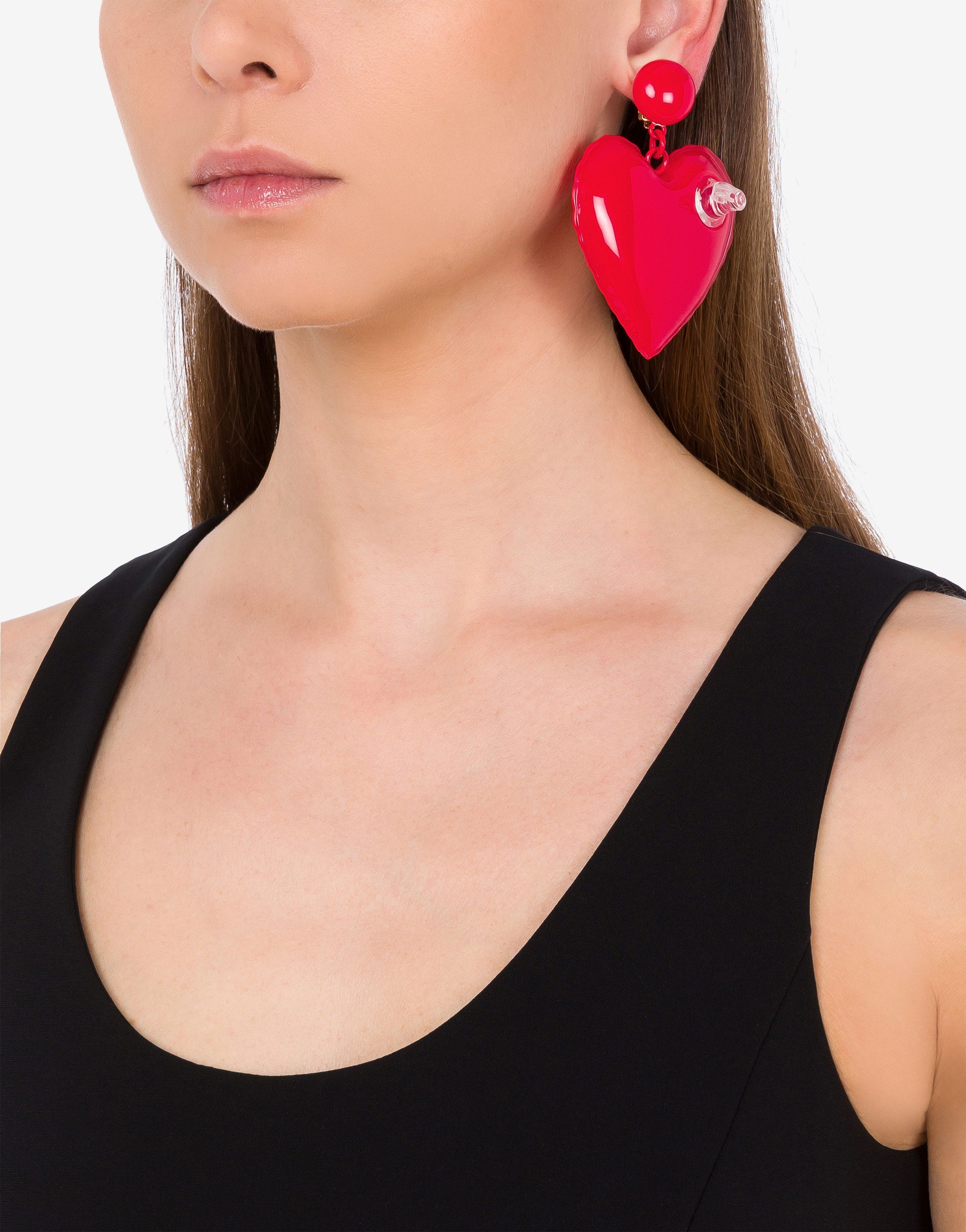 INFLATABLE HEARTS DROP EARRINGS - 4